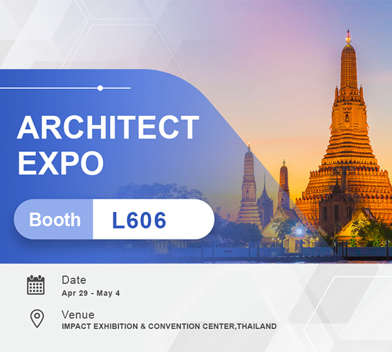 Hangzhou Metek Booth Number L606 At Architect in Thailand, Date April 29 To May 4