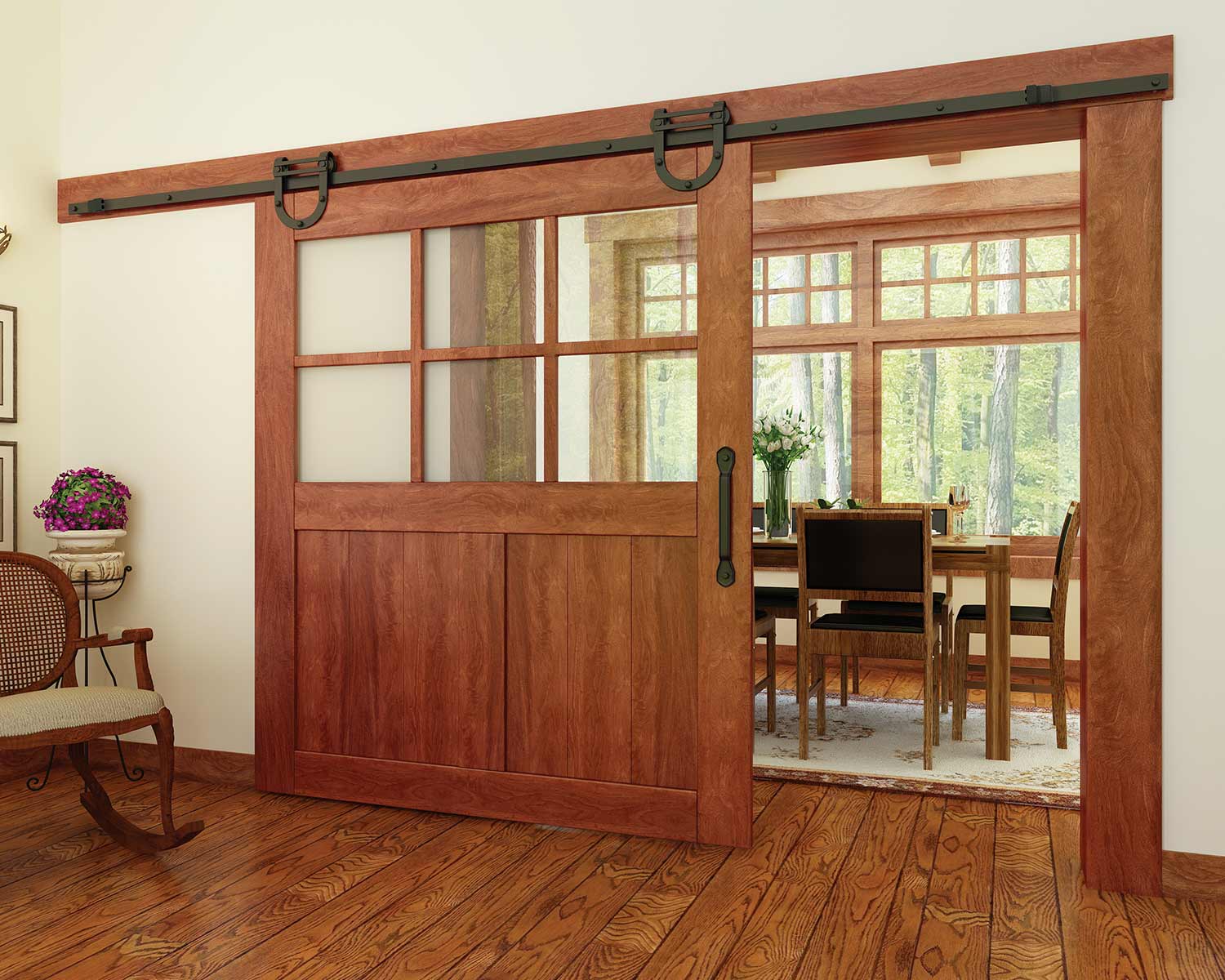 Barn-Door-Kits-Stainless-steel,-aluminum-alloy-3